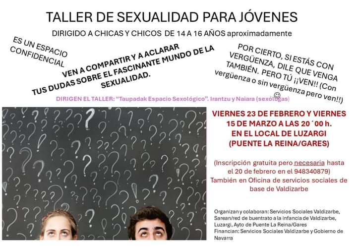 Taller de sexualidad para adolescentes