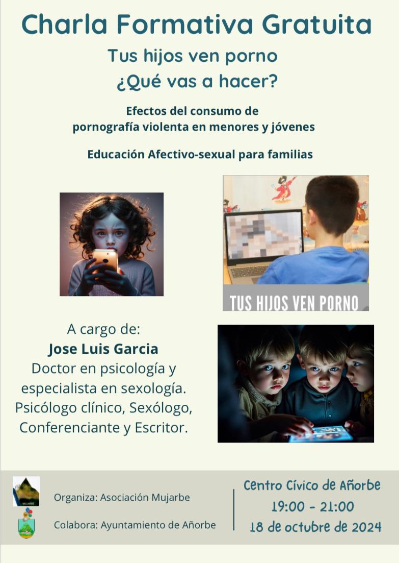 Charla sobre educación afectivo-sexual para las familias